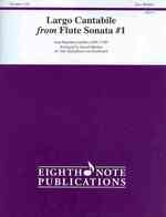 Largo Cantabile from Flute Sonata No 1 for Alto Saxophone and Keyboard : Easy-medium
