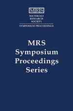 Structure and Properties of Interfaces in Materials : Symposium Held December 2-5, 1991, Boston, Massachusetts, U.S.A. (Materials Research Society Sym