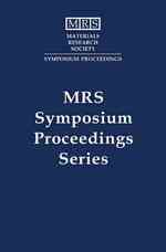 Advanced Iii-V Compound Semiconductor Growth, Processing and Devices (Materials Research Society Symposium Proceedings)