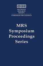 Materials Synthesis and Processing Using Ion Beams : Symposium Held November 29-December 3, 1993, Boston, Massachusetts, U.S.A (Materials Research So)