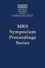 Electronic Packaging Materials Science VII : Symposium Held November 29-December 3, 1993, Boston, Massachusetts, U.S.A. (Materials Research Society Sy