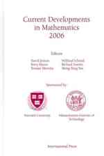 Current Developments in Mathematics 2006