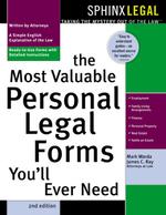 The Most Valuable Personal Legal Forms You'll Ever Need (Most Valuable Personal Legal Forms You'll Ever Need) （2 SUB）