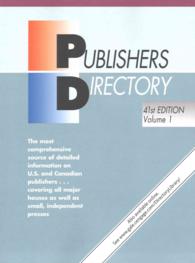 Publishers Directory (3-Volume Set) (Publishers Directory) （41）