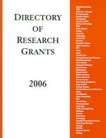 Directory of Research Grants 2006 (Directory of Research Grants)