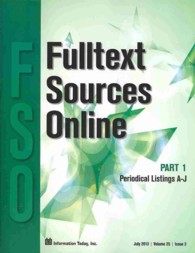 Fulltext Sources Online, July 2013 (2-Volume Set) (Fulltext Sources Online) 〈25〉