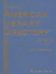 American Library Directory 2017-2018 (2-Volume Set) (American Library Directory) （70）