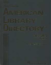American Library Directory 2022-2023 (2-Volume Set) (American Library Directory) （75）