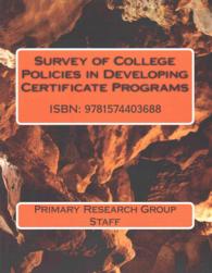 Survey of College Policies in Developing Certificate Programs