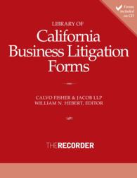 Library of California Business Litigation Forms