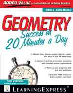 Geometry Success in 20 Minutes a Day (Skill Builders) （3 CSM PAP/）