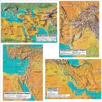 Middle-East Maps, Grades 4 - 8 (World Geography) （MAP/PAP）