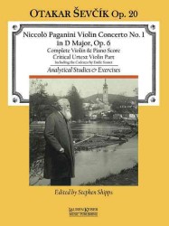 Niccolo Paganini Violin Concerto No. 1 in D Major, Op. 6 : Complete Violin & Piano Score, Critical Urtezxt Violin Part: Analytical Studies & Exercises （PCK MUL）