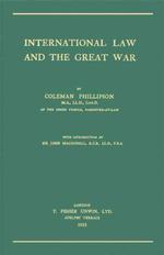 International Law and the Great War
