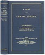 A Digest of the Law of Agency （Reprint）