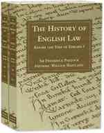 The History of English Law before the Time of Edward I (2-Volume Set) （2 Reprint）