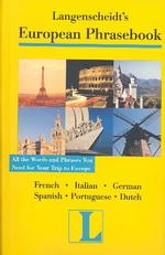 European Phrasebook (Langenscheidt Pocket Phrasebooks) (Multilingual Edition)