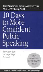 10 Days to More Confident Public Speaking (2-Volume Set)