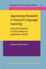 Appraising Research in Second Language Learning : A Practical Approach to Critical Analysis of Quantitative Research (Language Learning and Language T