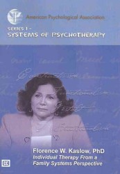 Individual Therapy from a Family Systems Perspective (Systems of Psychotherapy) （1 DVD）