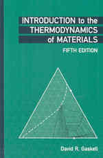 材料熱力学入門（第５版）<br>Introduction to the Thermodynamics of Materials （5 HAR/CDR）