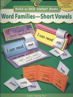 Word Families-Short Vowels (Build-a-skill Instant Books) （Workbook）