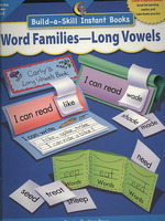 Word Families-Long Vowels (Build-a-skill Instant Books) （Workbook）
