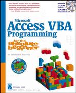 Microsoft Access Vba Programming for the Absolute Beginner (Absolute Beginner) （PAP/CDR）