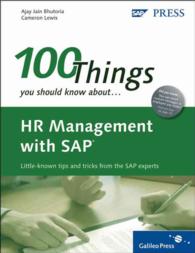 Hr Management with Sap : 100 Things You Should Know About...