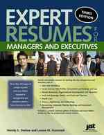 Expert Resumes for Managers and Executives (Expert Resumes) （3TH）