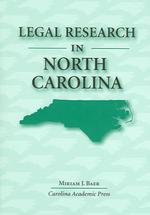 Legal Research in North Carolina