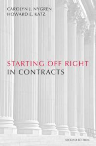 Starting Off Right in Contracts （2ND）