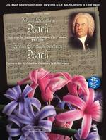 Johann Sebastian Bach Concerto F Minor-F-Moll, BMV1056/ Johann Christoph Friedrich Bach Concerto E Flat Major-Es-DUR : For Harpsichord or Piano and Or （PAP/COM）