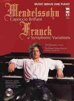 Mendelssohn Franck : Capriccio Brilliant,op. 22 for Piano and Orchestra (Orchestral Accompanimet) / Symphoniques Variations for Piano and Orchestra(or （PAP/COM）