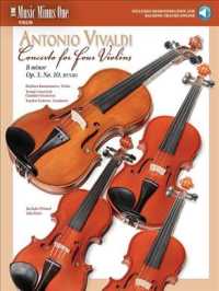 Antonio Vivaldi : Concerto for Four Violins and Orchestra in B Minor / Si Minore, Op. 3, No. 10, Rv580 （PAP/PSC）