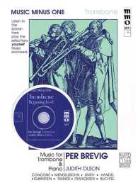 Beginning Solos Music for Trombone & Piano (Music Minus One: Laureate) （PAP/COM）