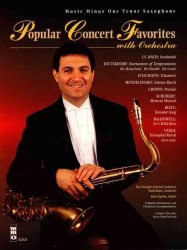 Popular Concert Favorites with Orchestra : For Trumpet, Clarinet, Tenor Sax (Music Minus One Tenor Saxaphone) （PCK PAP/CO）