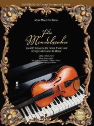 Felix Mendelssohn-Bartholdy : Double Concerto for Piano, Violin & String Orchestra in D Minor, D-Moll, Piano Solo （PAP/COM）