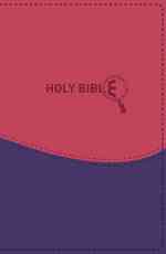 Holy Bible : New Revised Standard Version with Apocrypha Violet / Pink Flexisoft Imitation Leather Kids Study Bible （LEA）