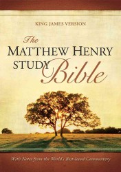 The Matthew Henry Study Bible : King James Version, Mahogany on Brown Deluxe Flexisoft （LEA）