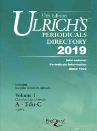 Ulrich's Periodicals Directory 2019 (4-Volume Set) (Ulrich's Periodicals Directory) （57）