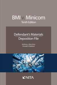 Bmi V. Minicom : Defendant's Materials, Deposition File (Nita) （10 New）