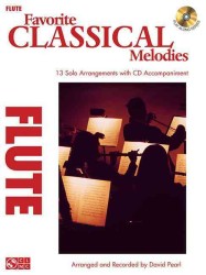 Favorite Classical Melodies : Flute (Play Along) （PAP/COM）