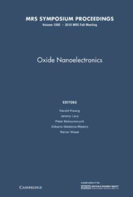 Oxide Nanoelectronics : Symposium Held November 29-december 3, Boston, Massachusetts, U.s.a. (Materials Research Society Symposium Proceedings)