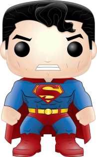 Pop Heroes Dark Knight Returns Superman Vinyl Figure （BOX TOY）