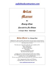 Silas Marner (Classic Books on Cds Collection)
