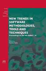New Trends in Software Methodologies, Tools and Techniques : Proceedings of the 9th SoMeT_10 (Frontiers in Artificial Intelligence and Applications)