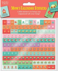 Mom's Calendar Stickers : 1,232 Stickers to Keep You Organized All Year Long! （NOV STK）