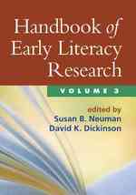 Handbook of Early Literacy Research 〈3〉