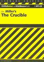 CliffsNotes on Miller's the Crucible : Library Edition (Cliffs Notes) （MP3 UNA）